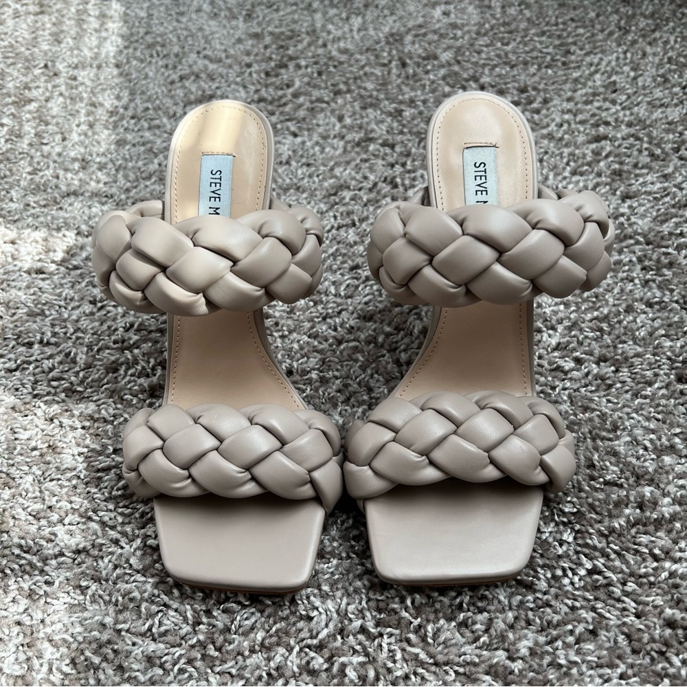 Steve Madden Woven Slide Sandal NWOT